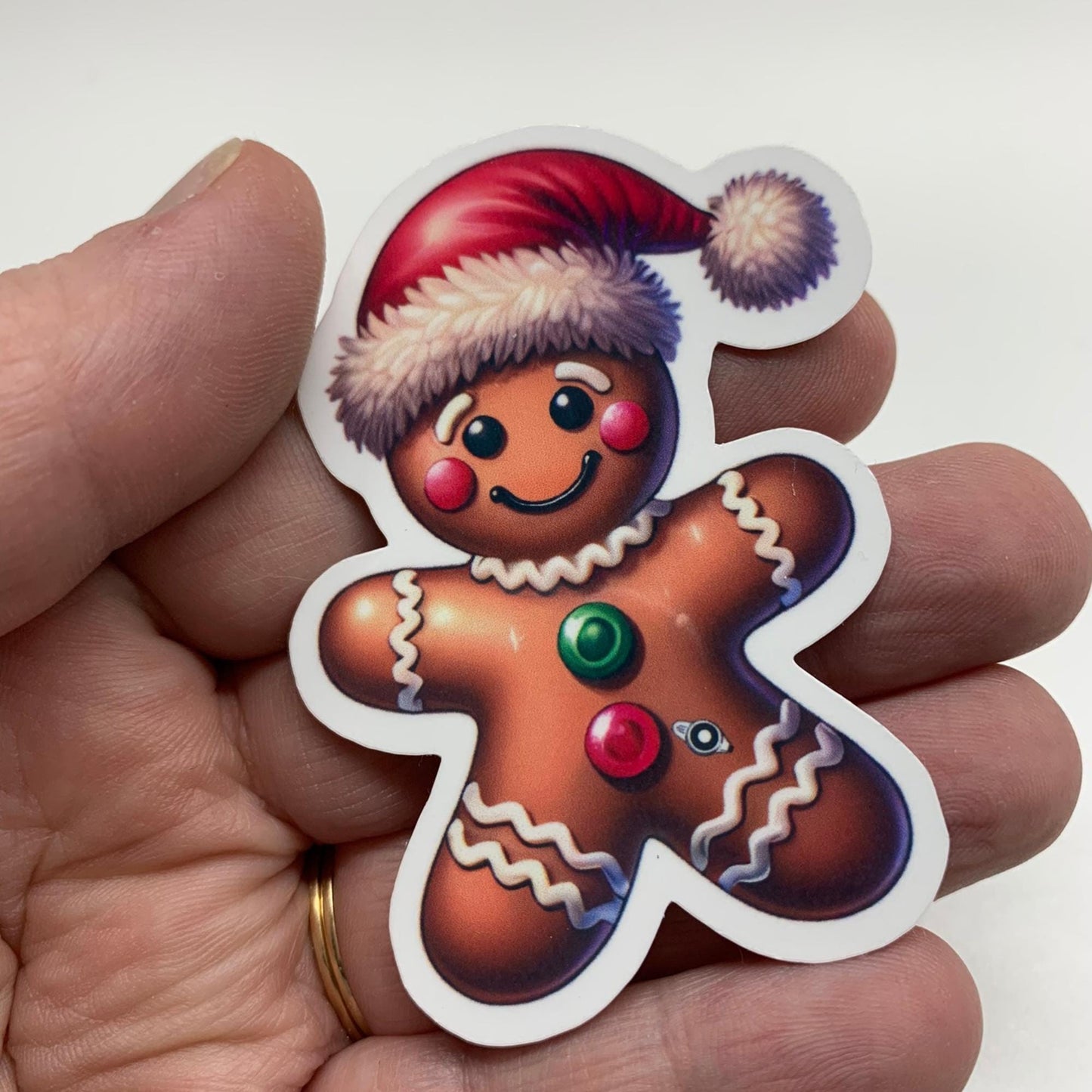 Christmas Gingerbread G-Tube Sticker, Feeding Tube, GJ Tube, Tubie Life, Gastroparesis,