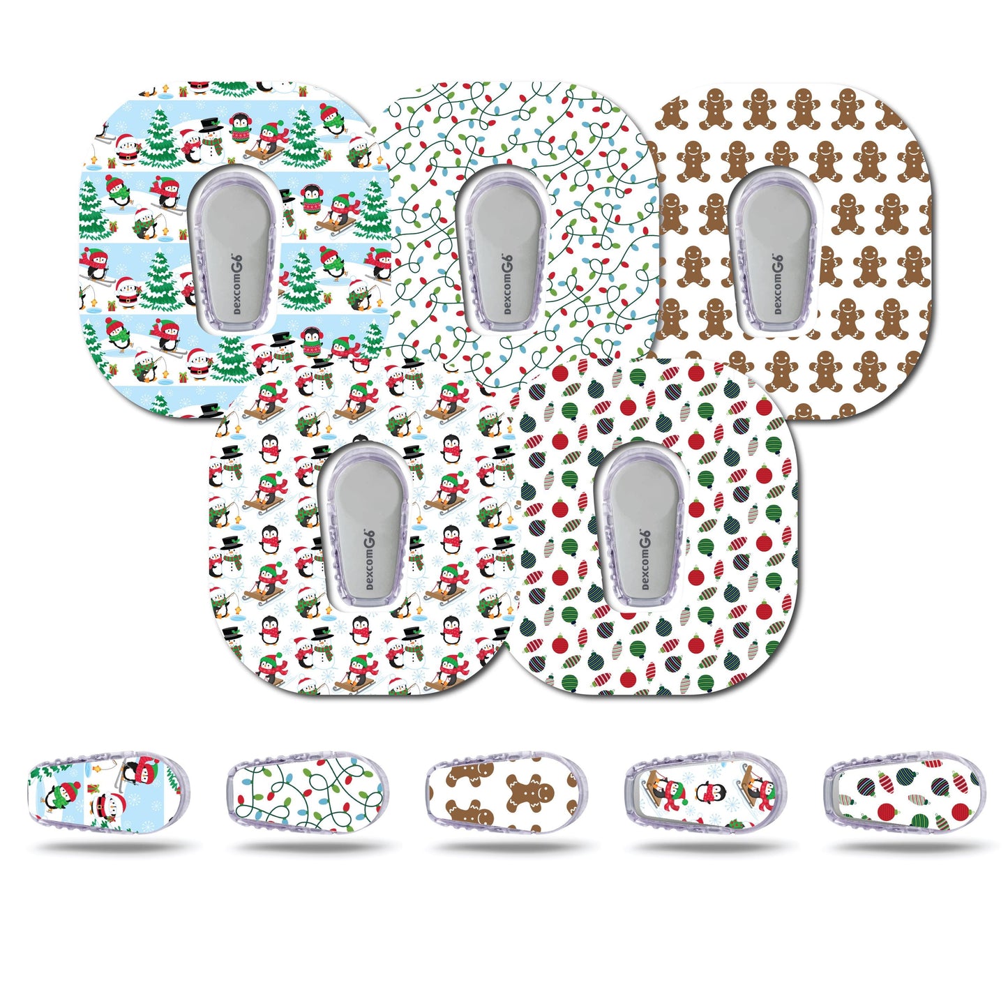 Christmas #2 Bundle of 5 or Dexcom G6 Patch CGM monitor