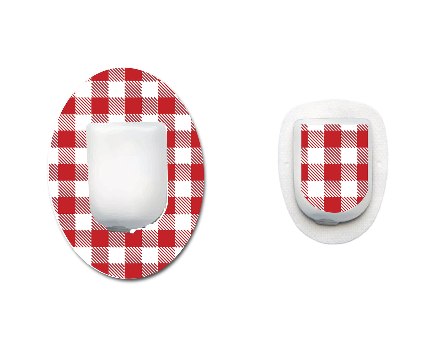 Red Gingham Cgm Set