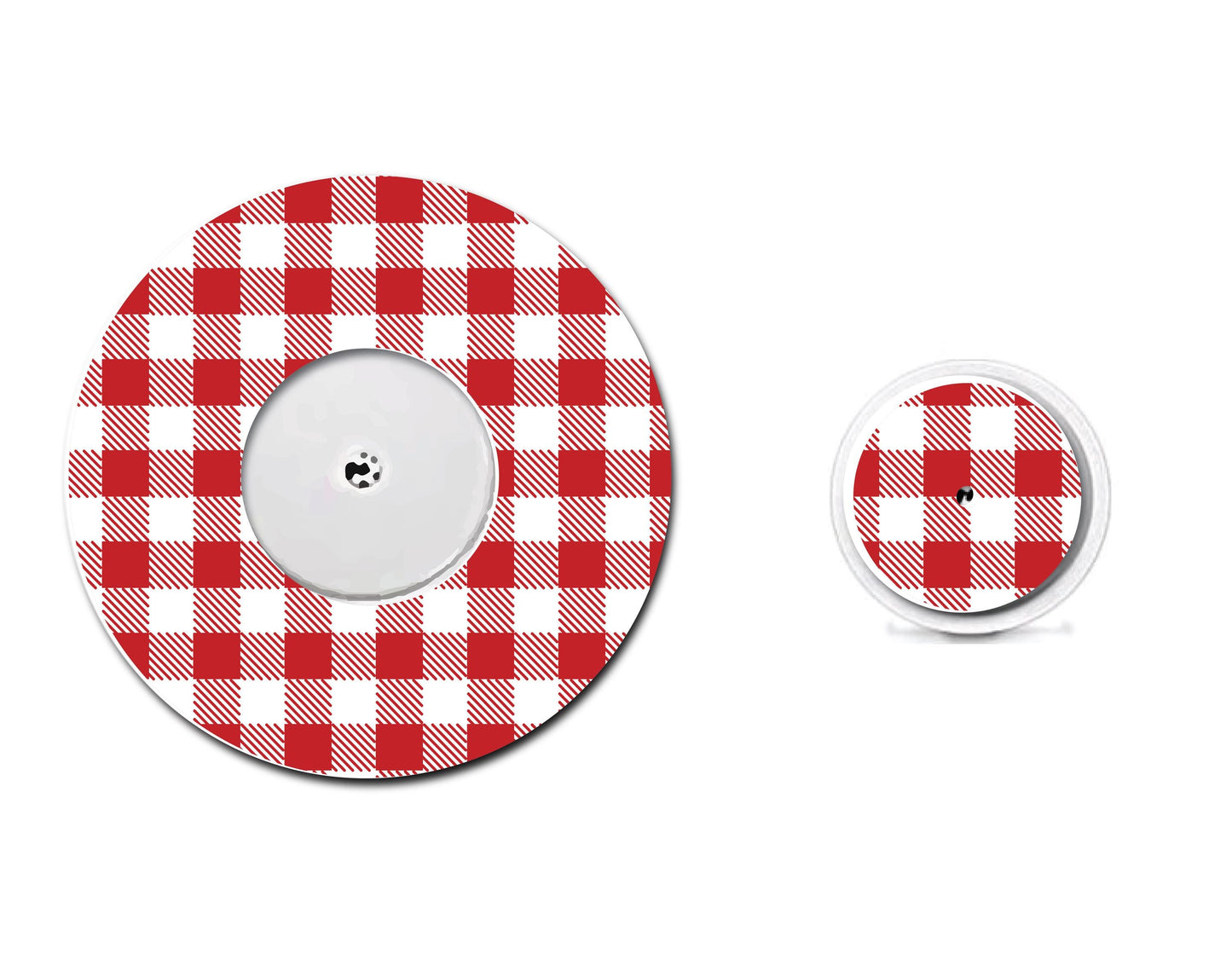 Red Gingham Cgm Set