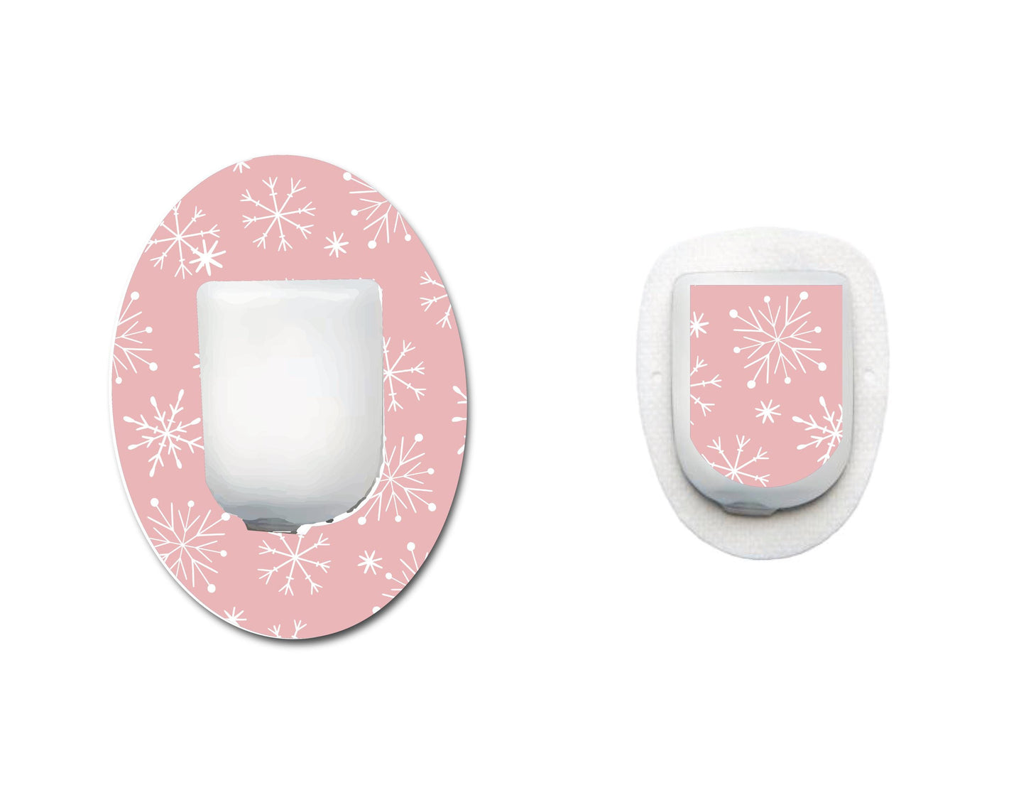 Pink Snowflakes Cgm Set