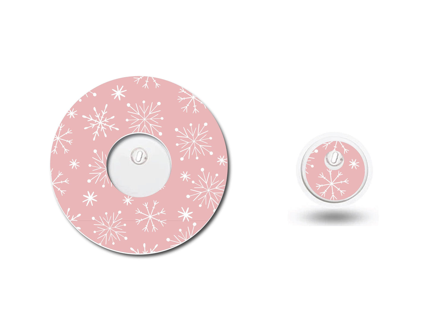 Pink Snowflakes Cgm Set