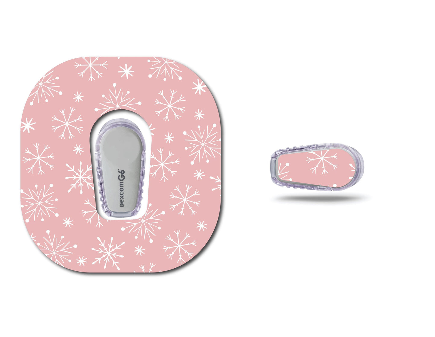 Pink Snowflakes Cgm Set