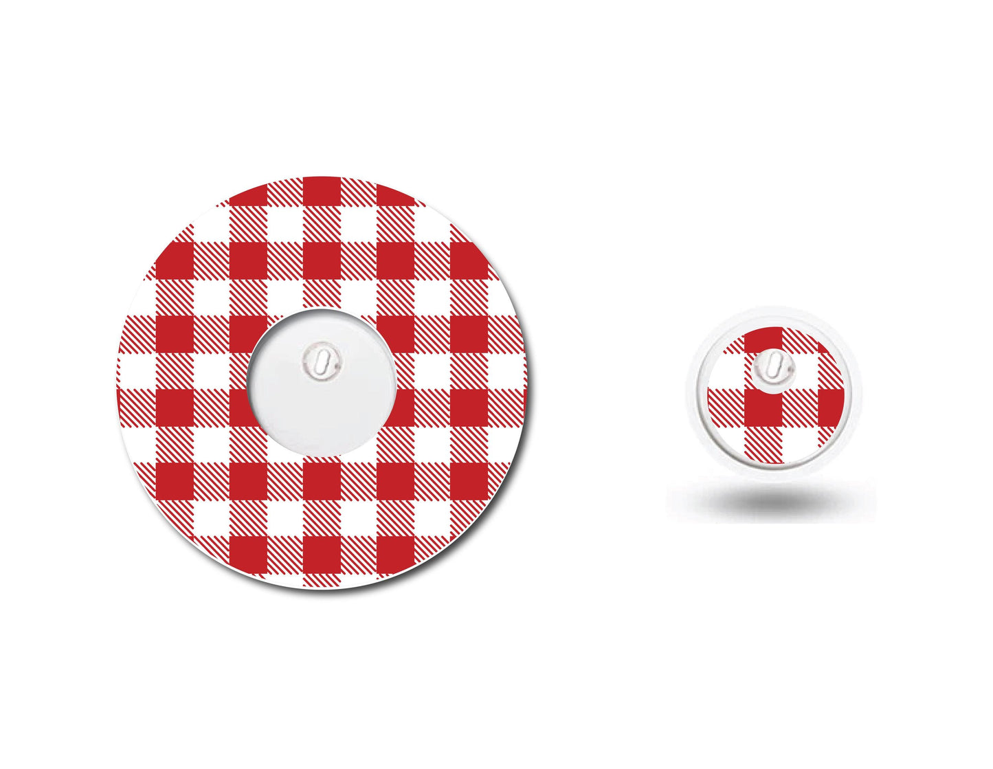 Red Gingham Cgm Set