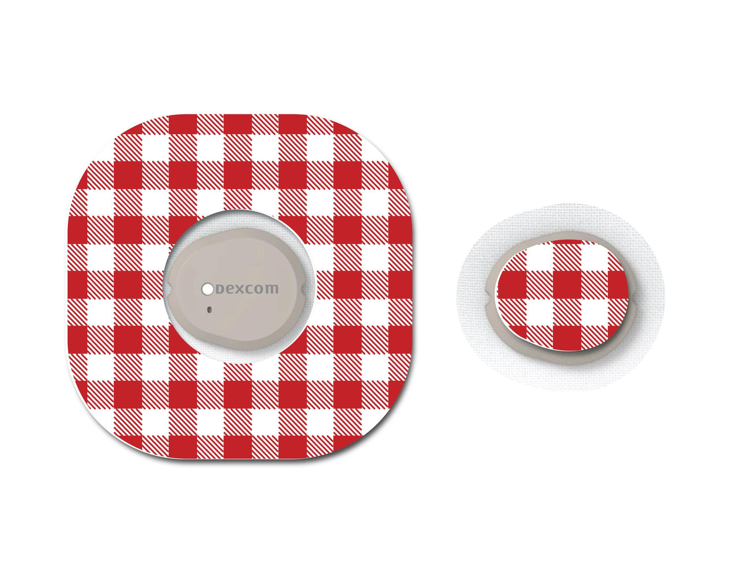 Red Gingham Cgm Set