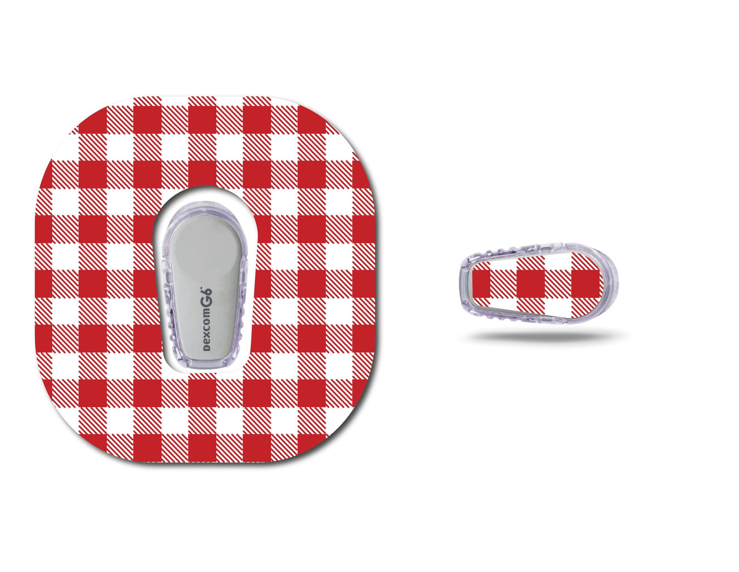 Red Gingham Cgm Set