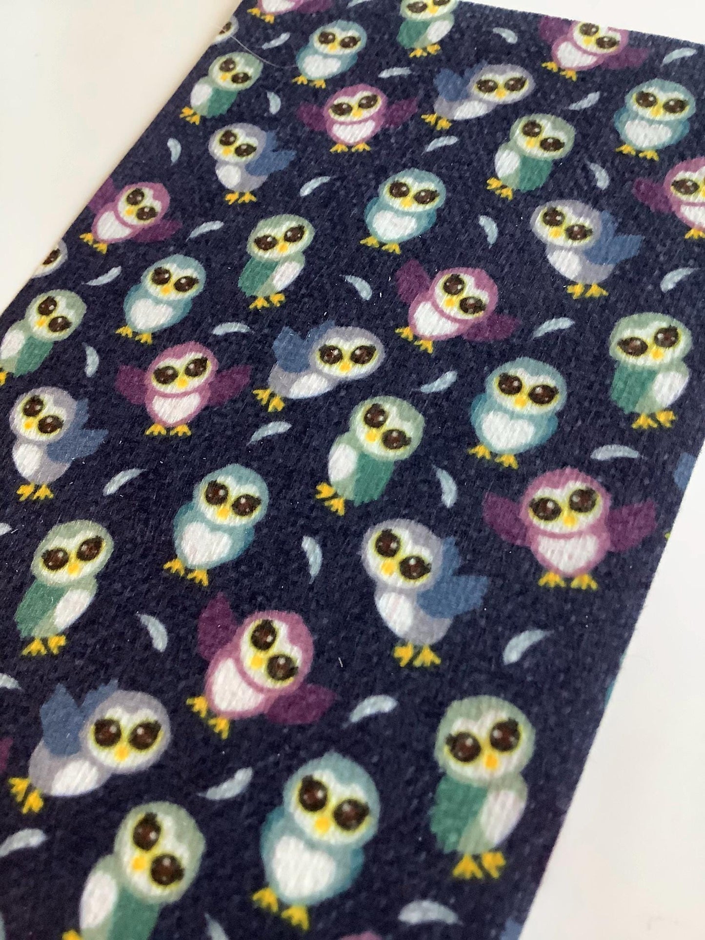 Cute Owls on Blue Tubie Tape