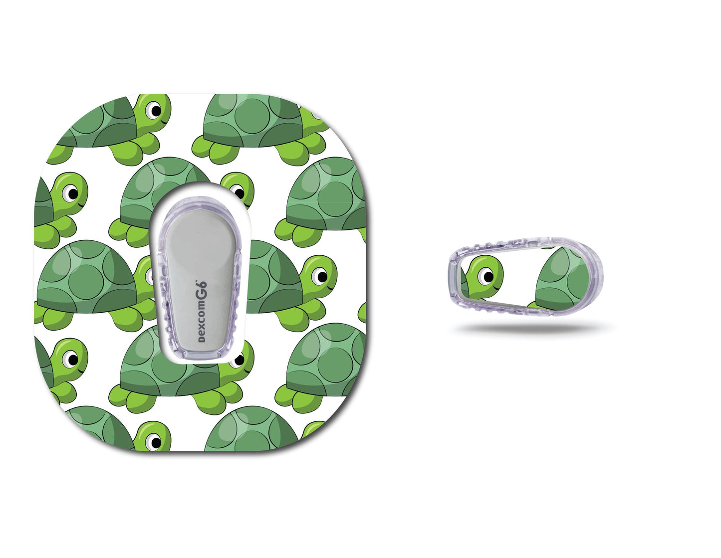 Cute Turtles #2 Continuous Glucose Monitor (CGM) Decorative Set