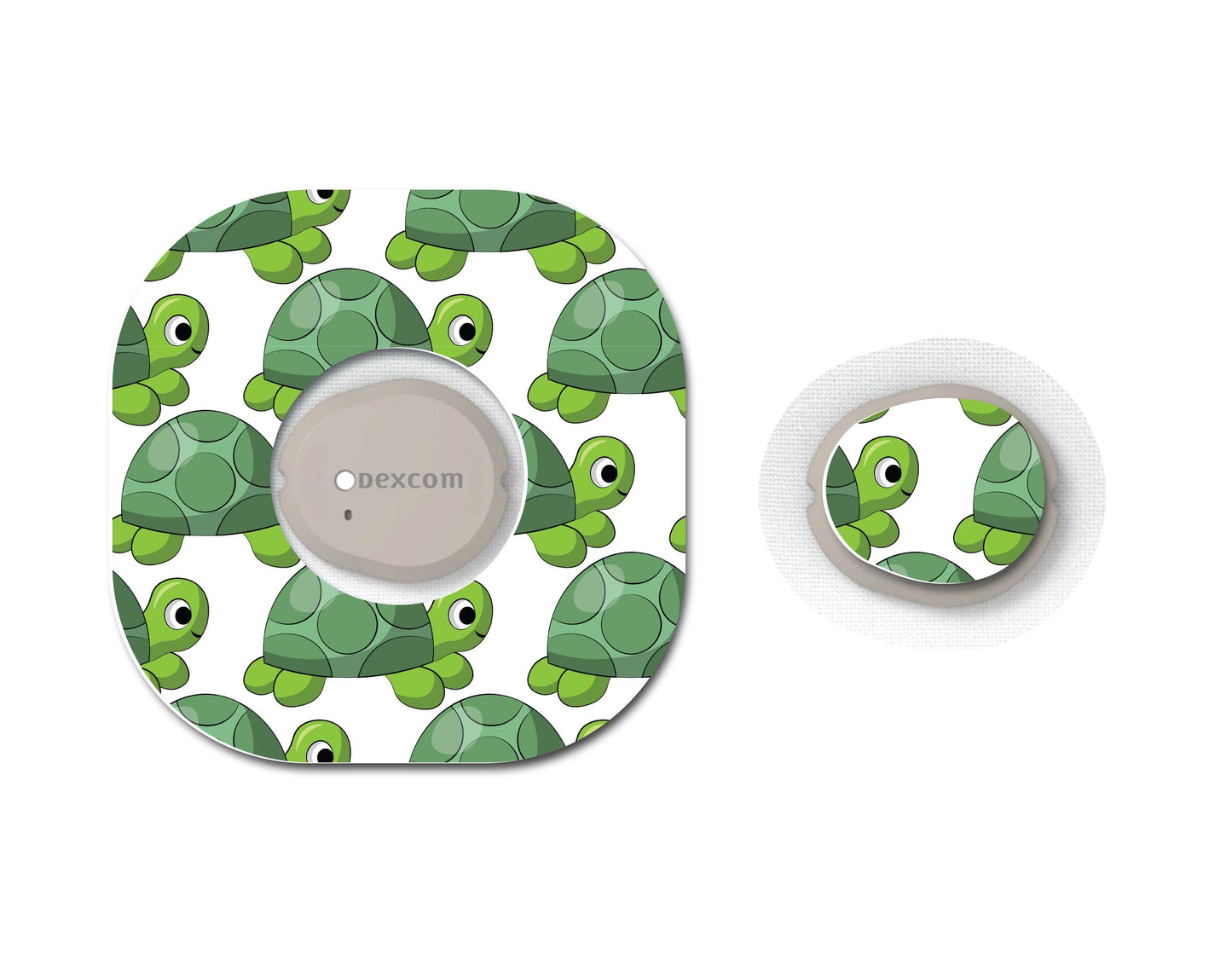 Cute Turtles #2 Continuous Glucose Monitor (CGM) Decorative Set