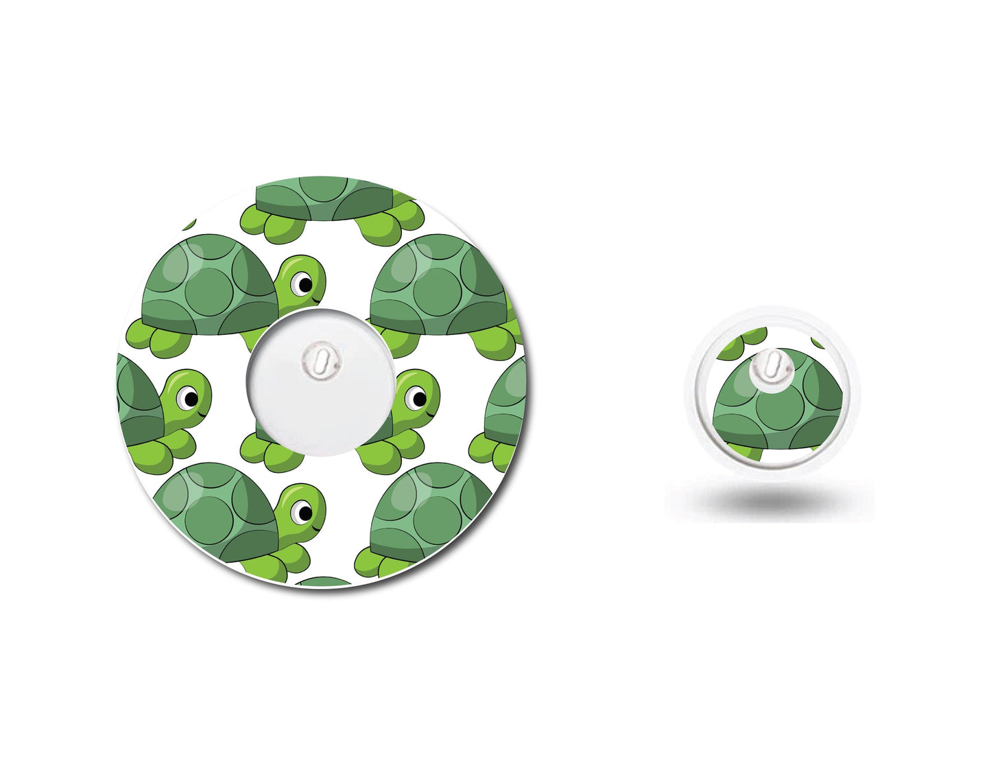 Cute Turtles #2 Continuous Glucose Monitor (CGM) Decorative Set