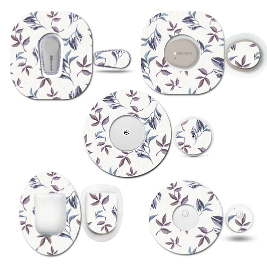 Pretty Flower Continuous Glucose Monitor (CGM) Decorative Set