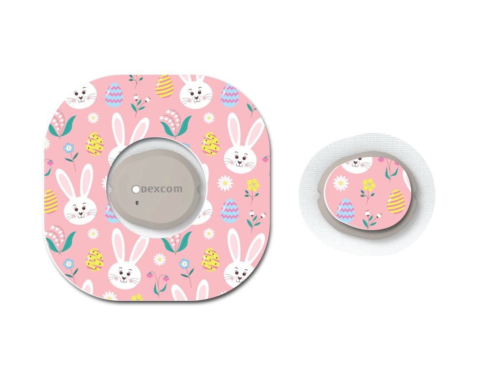 Pink Bunny Rabbits CGM Set