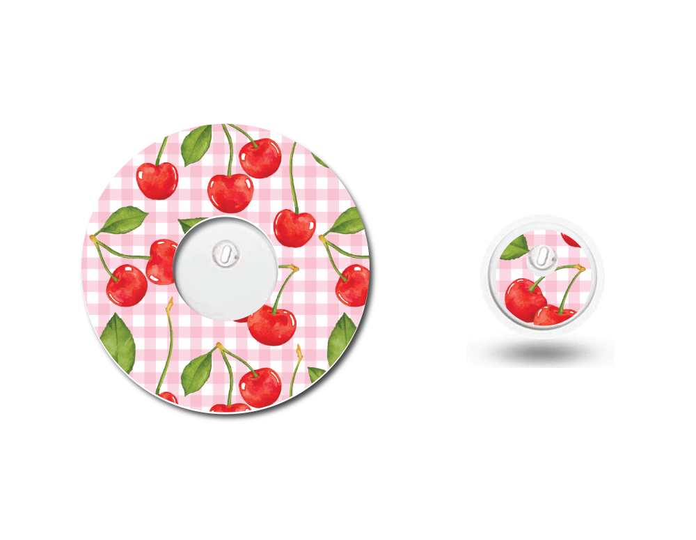 Plaid Cherries Coquette CGM Set