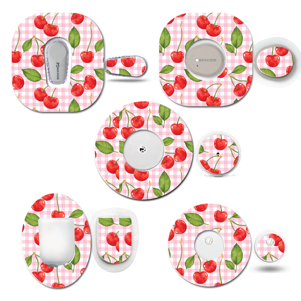 Plaid Cherries Coquette CGM Set