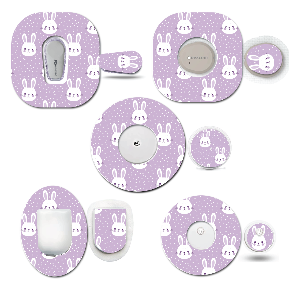 Purple Bunnies CGM Set