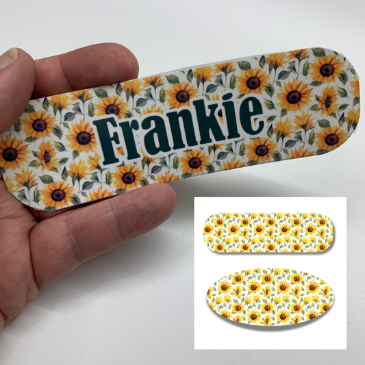 Personalized Sunflowers Feeding Pump Decal