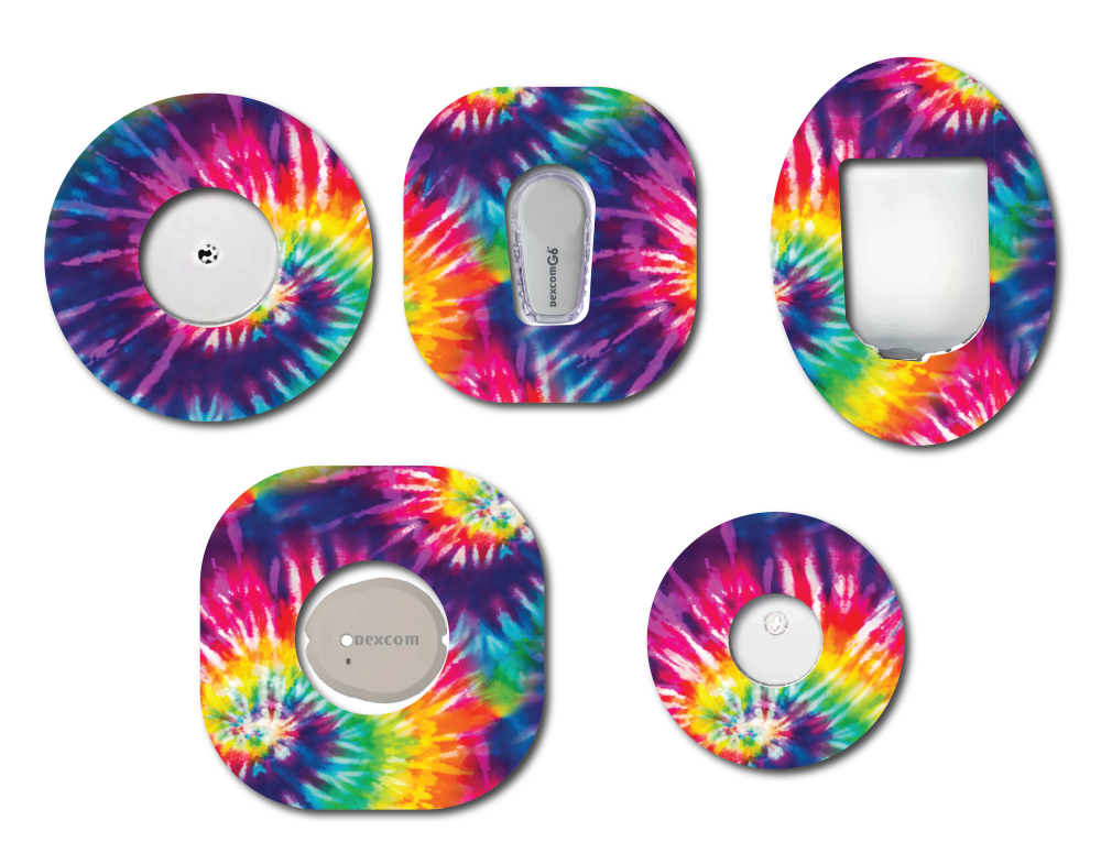 Tie Dye CGM Patch