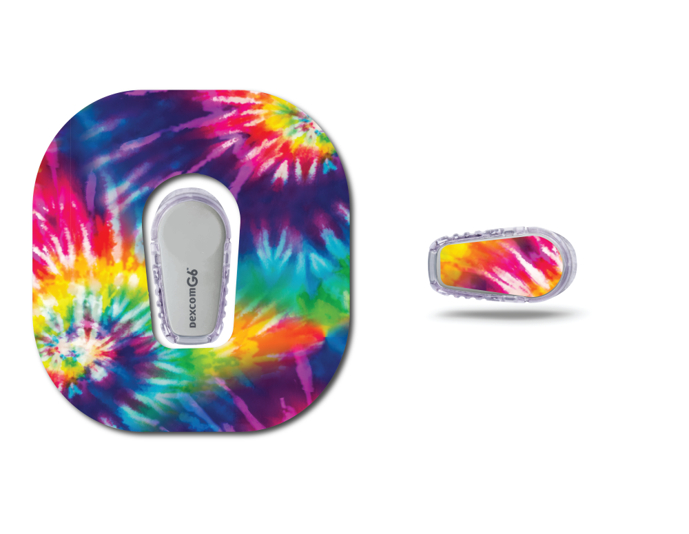 Tie Dye Continuous Glucose Monitor (CGM)  Set