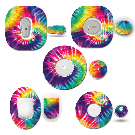 Tie Dye Continuous Glucose Monitor (CGM)  Set