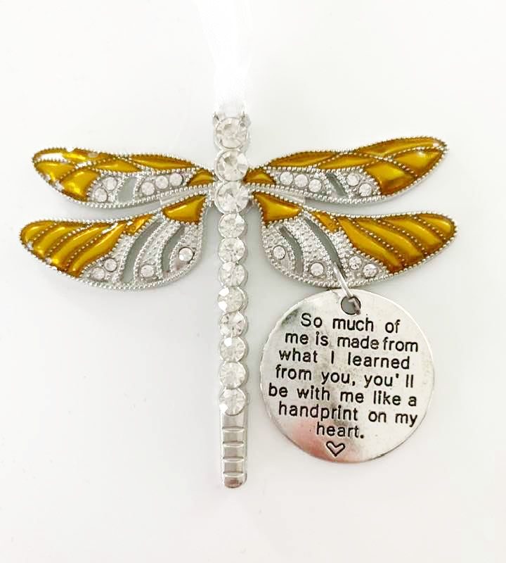 Gold Dragonfly Pendant Series